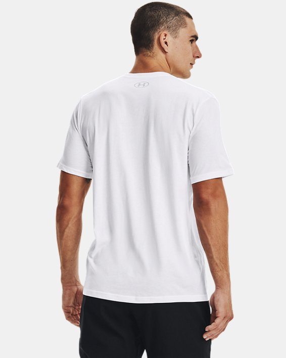 Men's UA Big Logo Short Sleeve T-Shirt, White, pdpMainDesktop image number 1